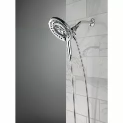 Delta In2ition Two-in-One Showerhead 7 Spray Settings Chrome