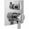 Delta Monitor 17 Series Angular Valve Trim With Diverter - 2-Handle - 6-Setting - Chrome