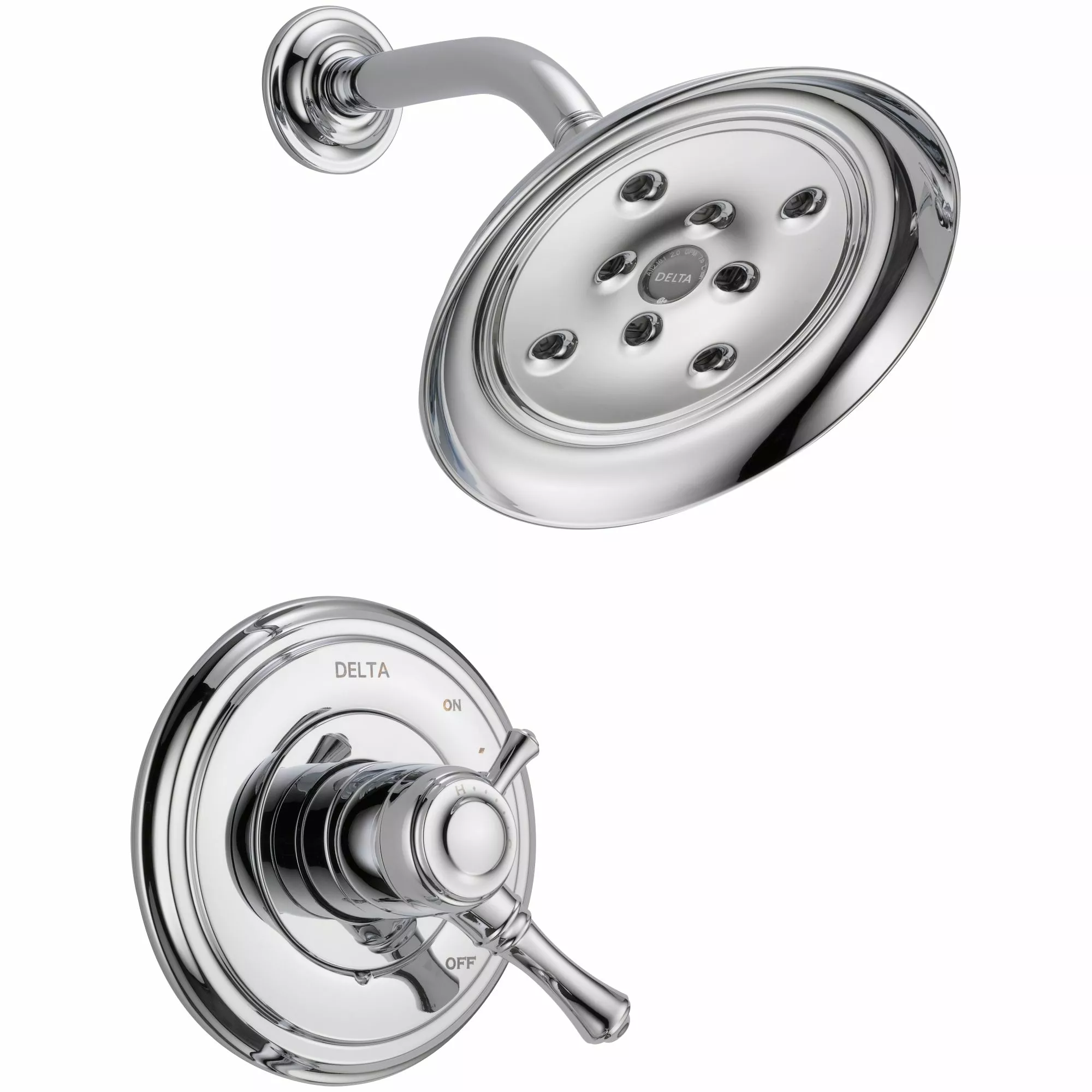 Delta Cassidy 17 Series Shower Trim - 2-Handle - Chrome