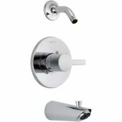 Delta Vero 14 Series Shower Faucet With Shower Head - Champagne Bronze