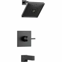 Delta Lahara 14 Series Bath And Shower Trim Set - Without Shower Head - Stainless Steel