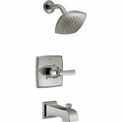 Delta Vero 14 Series Shower Faucet With Shower Head - Stainless Steel