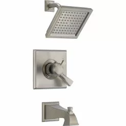 Delta Dryden 17 Series Bath And Shower Trim Set - Stainless Steel