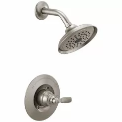 Delta Woodhusrt Shower Faucet With Shower Head - Stainless Steel