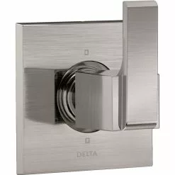 Delta Ara Diverter Trim - 6-Setting - 3-Port - Stainless Steel