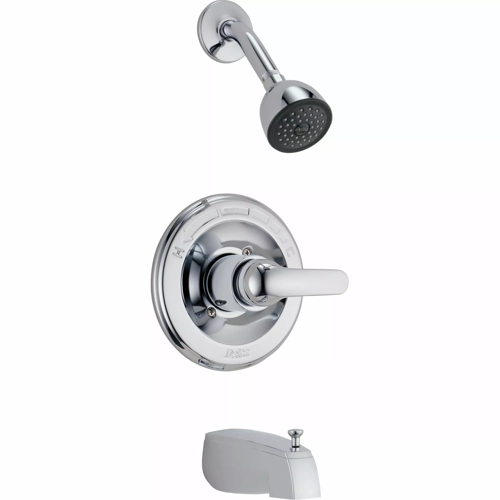 Delta Monitor® 13 Series Bath And Shower Faucet With Shower Head - Chrome