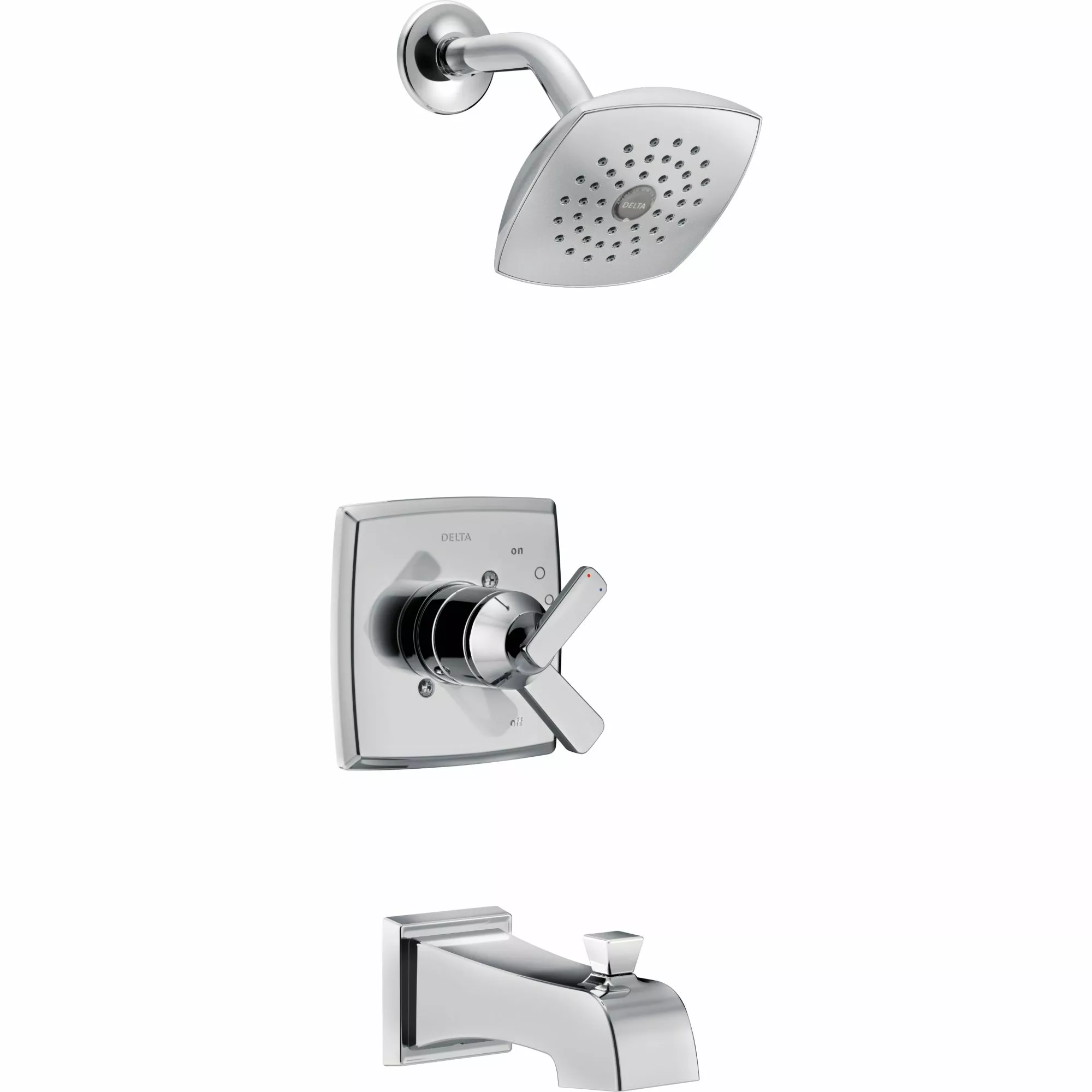 Delta Ashlyn 17 Series Bath And Shower Trim Set - Chrome