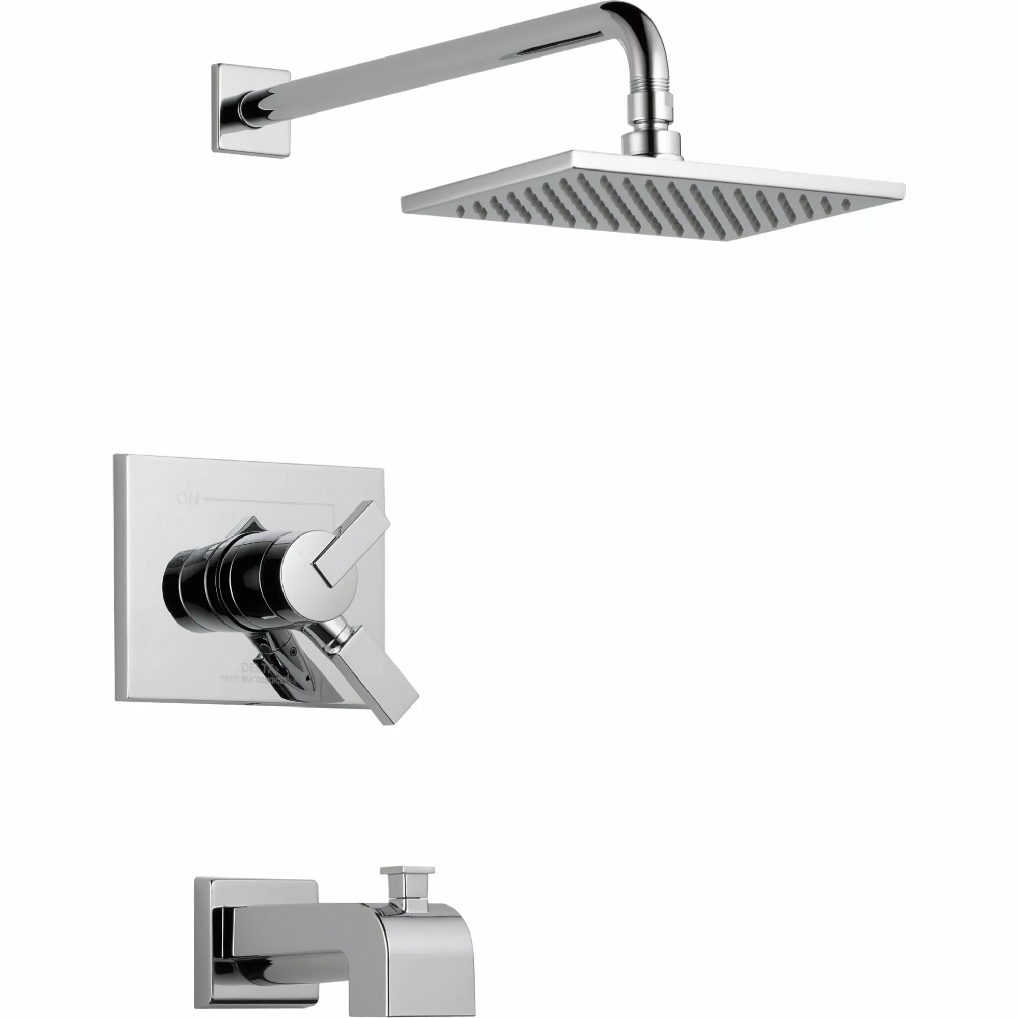 Delta Vero 17 Series Bath And Shower Faucet With Shower Head - Chrome