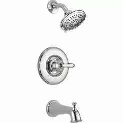 Delta Compel 14 Series Bath And Shower Trim Set - With Shower Head - Chrome