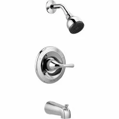 Delta Foundations Bath And Shower Trim Set - 1-Handle - Chrome