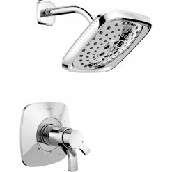 Delta Tesla 14 Series Bath And Shower Trim Set - H2Okinetic - Chrome