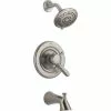 Delta Lahara 17 Series Bath And Shower Trim Set - Stainless Steel