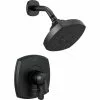 Delta Stryke 17 Series Shower Trim Set - Matte Black