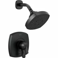 Delta Stryke 17 Series Shower Trim Set - Matte Black