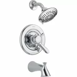 Delta Lahara 17 Series Bath And Shower Trim Set - Chrome