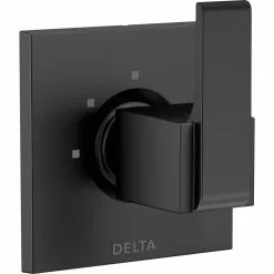 Delta Ara Diverter Trim - 3-Setting - 2-Port - Matte Black