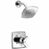 Delta Zura 14 Series Bath And Shower Faucet With Shower Head - Chrome