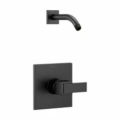 Delta Ara 14 Series Shower Trim Set Without Shower Head - Matte Black