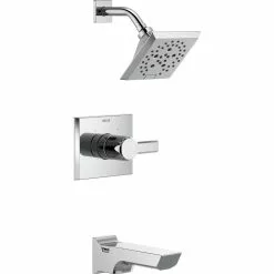 Delta Pivotal 14 Series Bath And Shower Trim Set - H2Okinetic - Chrome
