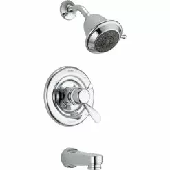 Delta Classic 17 Series Bath And Shower Trim Set - 2-Handle - Chrome