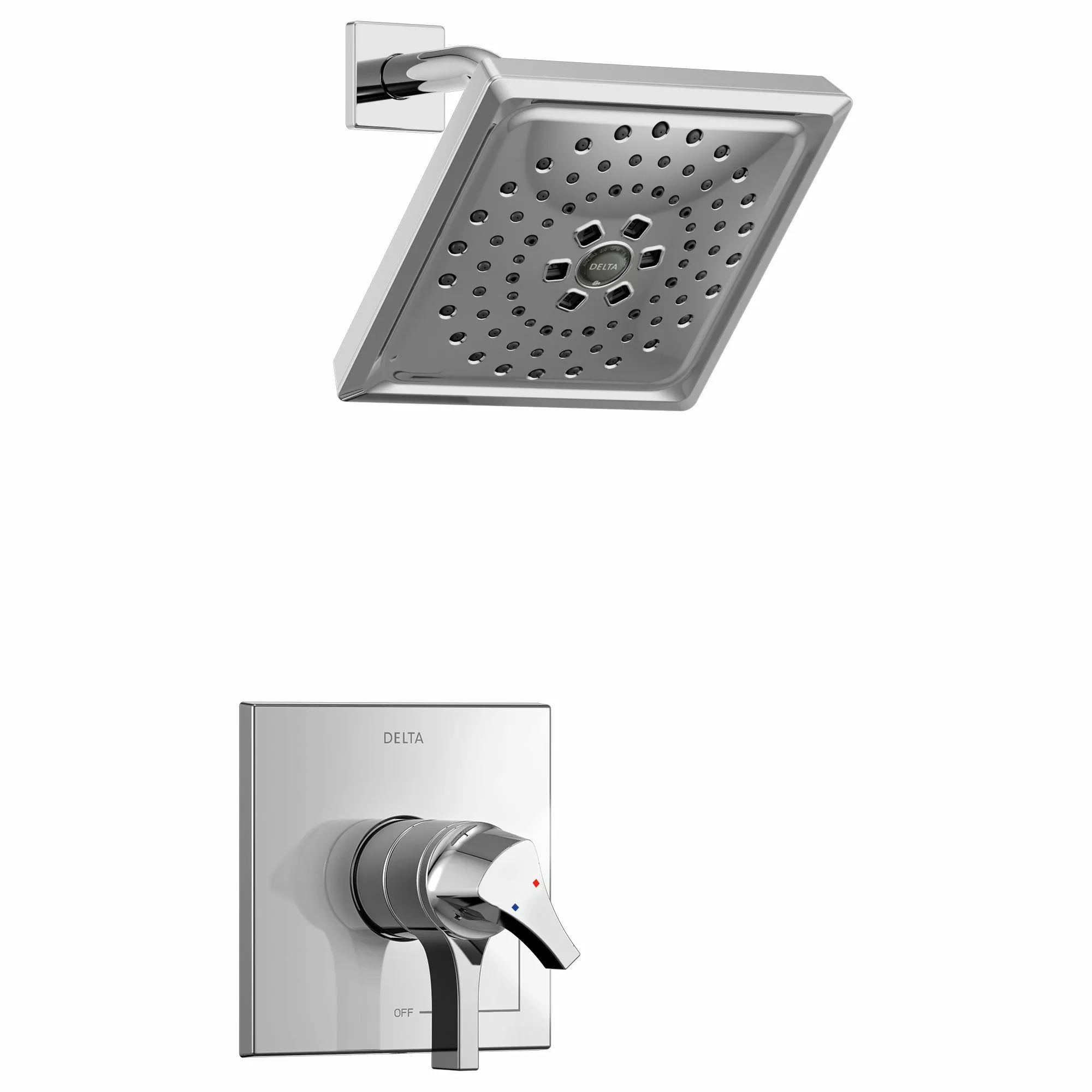 Delta Zura 17 Series Shower Faucet With Shower Head - Chrome