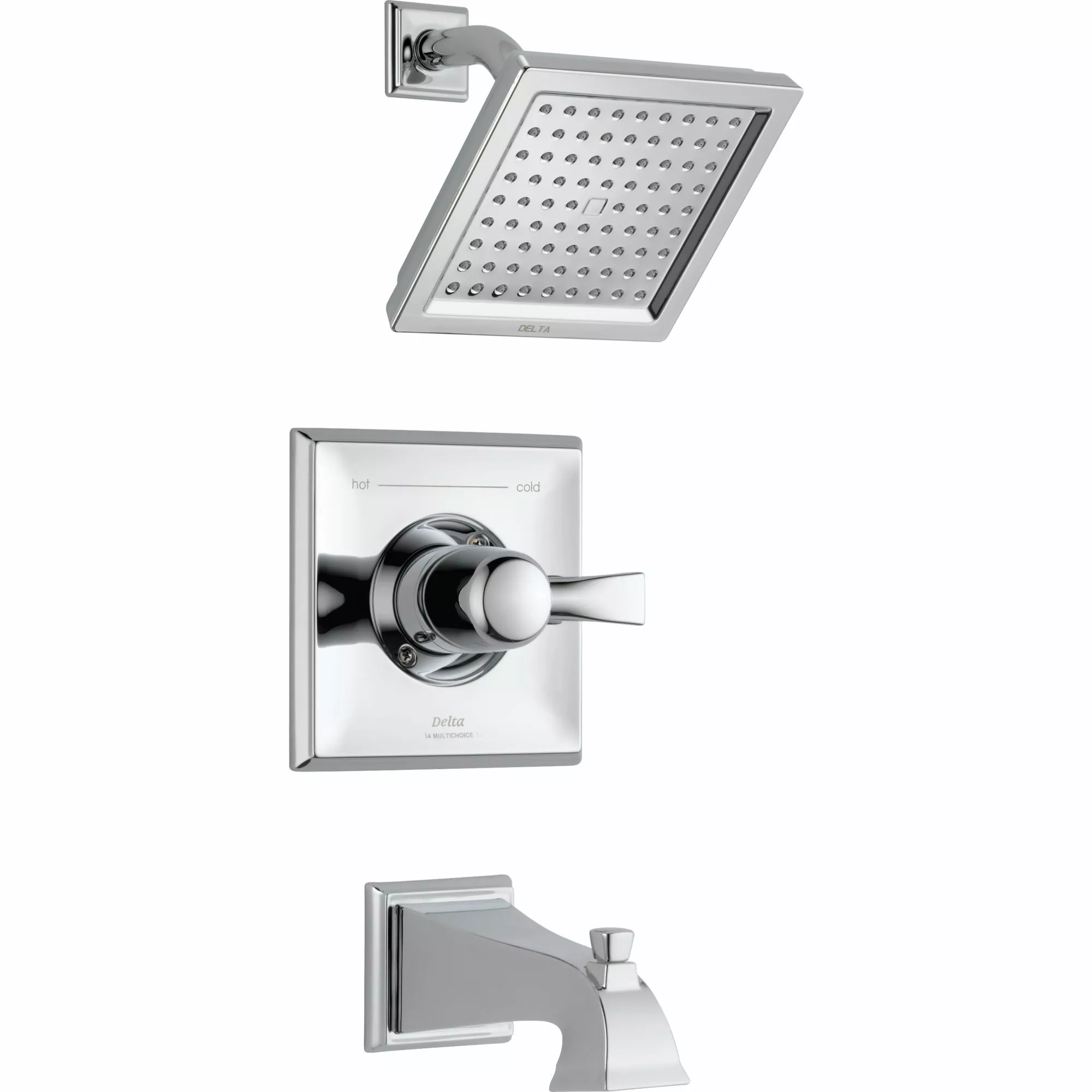 Delta Monitor® 13 Series Bath And Shower Faucet With Shower Head - Chrome