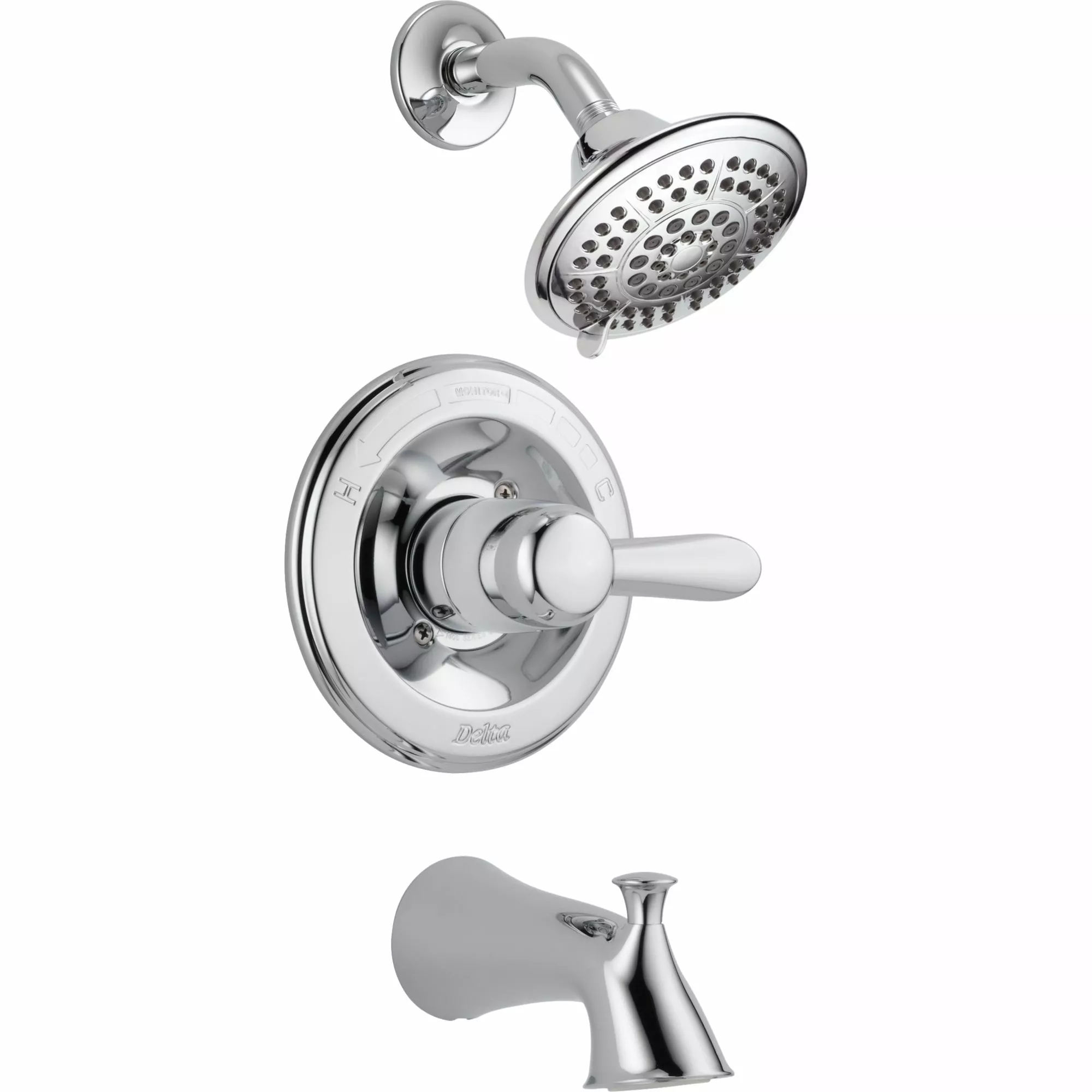 Delta Vero 14 Series Shower Faucet With Shower Head - Stainless Steel