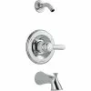 Delta Trinsic 14 Series Shower Trim Set - Without Shower Head - Matte Black