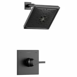 Delta Zura 14 Serie Shower Faucet With Shower Head - Matte Black