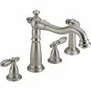 Delta Victorian 2-Handle Kitchen Faucet With Spray - Stainless Steel