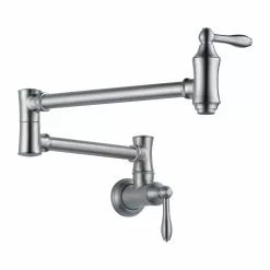 Delta Wall-Mount Pot Filler Faucet - Arctic Stainless