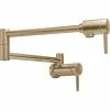 Delta Wall-Mount Pot Filler Faucet - Champagne Bronze