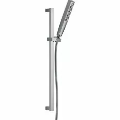 Delta Zura MultiFunction Hand Shower With Wall Bar - Stainless Steel