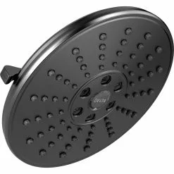 Delta 3-Setting H2OKinetic® Raincan Shower Head - Matte Black