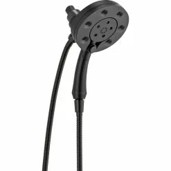 Delta H2Okinetic® In2ition® 4-Setting 2-in-1 Shower - Matte Black