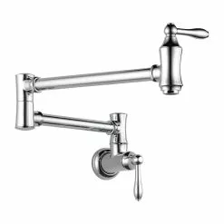 Delta Wall-Mount Pot Filer Faucet - Chrome