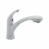 Delta Pull-Out Kitchen Faucet - White