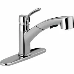 Delta Collins Pull-Out Kitchen Faucet - Chrome