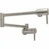 Delta Wall-Mount Pot Filler Faucet - Stainless Steel
