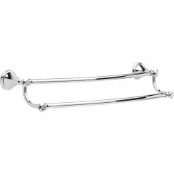 Delta Cassidy Double Towel Bar - 24 -in - Chrome
