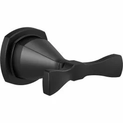 Delta Stryke Double Robe Hook - Matte Black