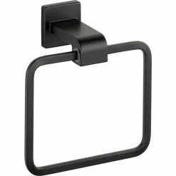 Delta Arzo Towel Ring - Matte Black