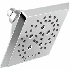 Delta H2Okinetic® 5-Setting Modern Raincan Shower Head - Chrome