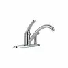 Delta Single Handle Kitchen Faucet With Spray - Chrome
