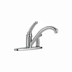 Delta Single Handle Kitchen Faucet With Spray - Chrome