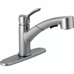 Delta Collins Pull-Out Kitchen Faucet - Arctic Stainless