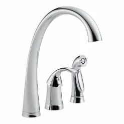 Delta Pilar Kitchen Faucet With Spray - Chrome