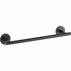 Delta Trinsic Towel Bar - 12-in - Matte Black
