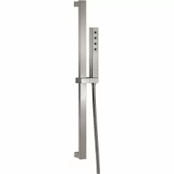 Delta Slide Bar Hand Shower With H2Okinetic® - Stainless Steel