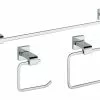 Delta Ara 3-Piece Bath Hardware Kit - Chrome